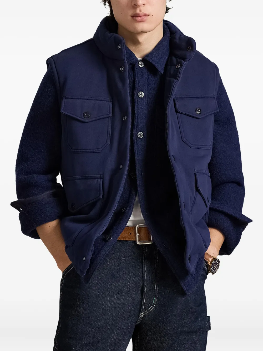 Polo Ralph Lauren Button-fastening Gilet In Blue