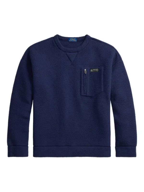 Polo Ralph Lauren チェストポケット スウェットシャツ | ブルー