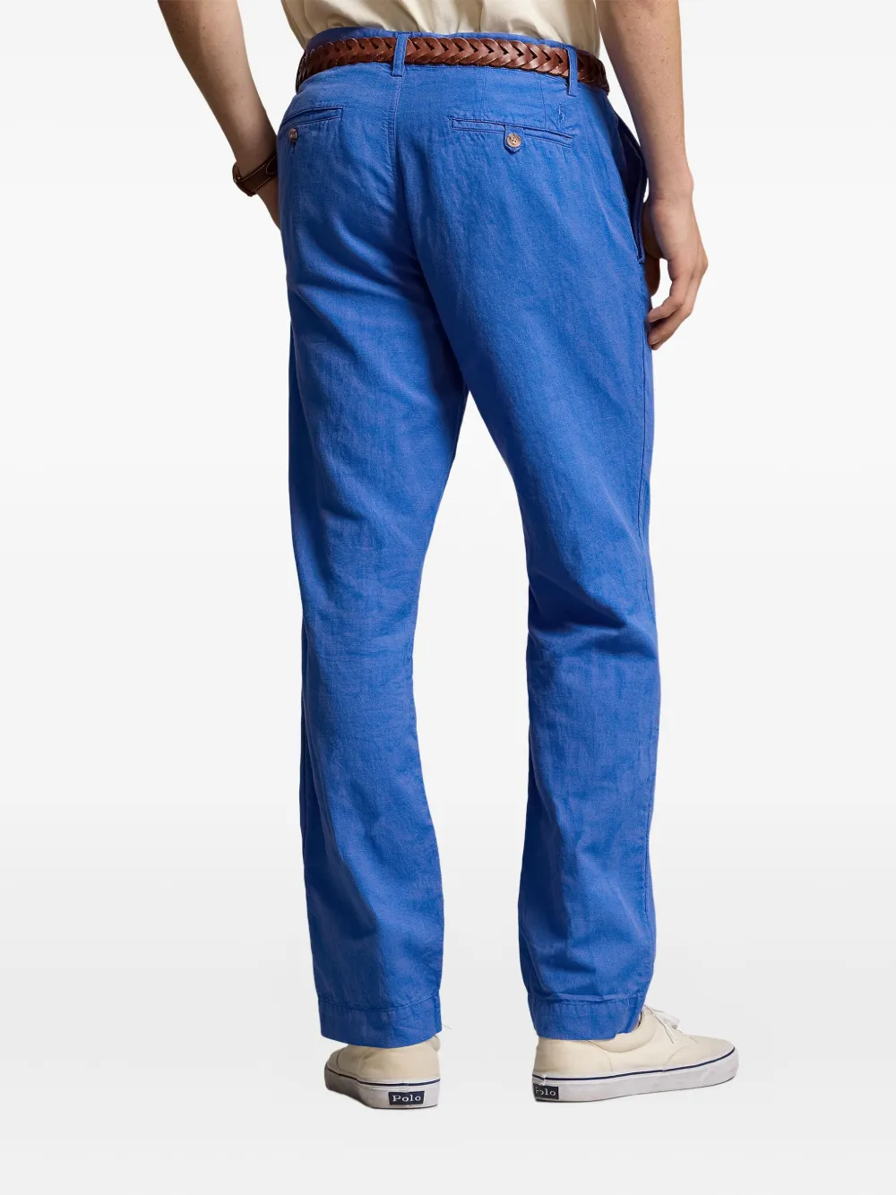 Polo Ralph Lauren Broek met platte voorkant Blauw