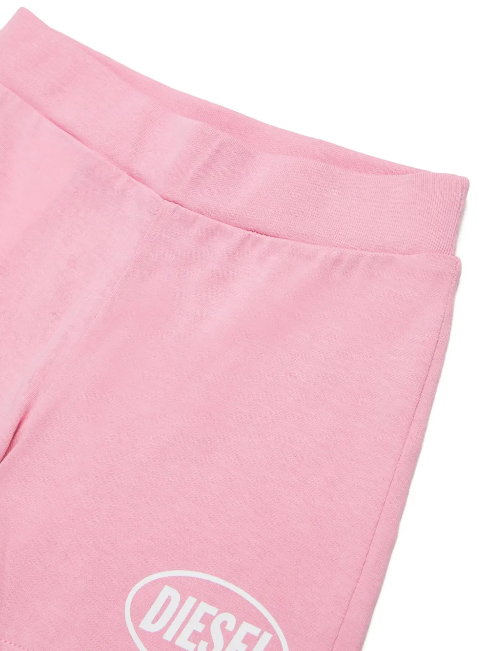 Diesel Kids Polypshortsb shorts met logodetail Roze
