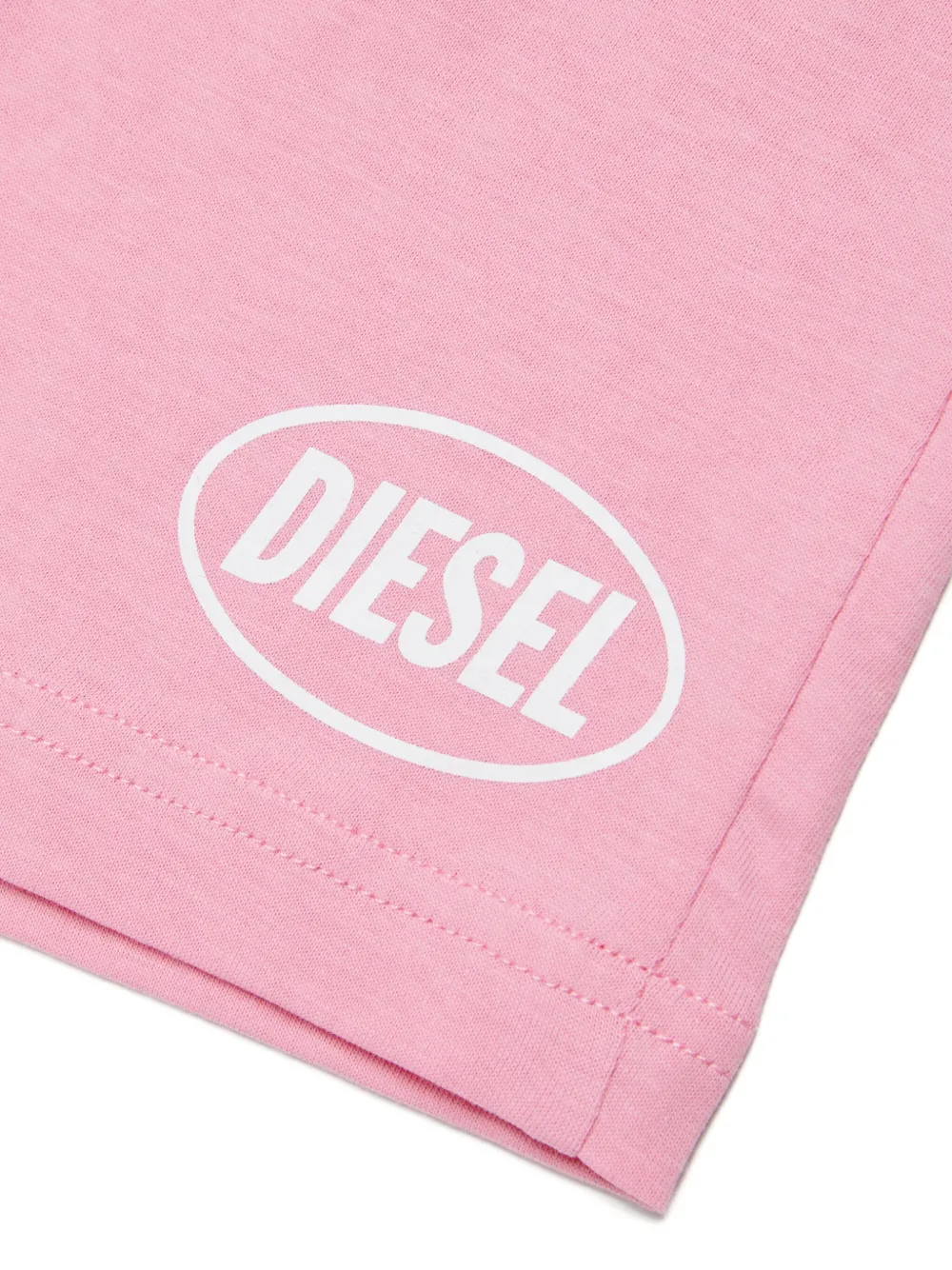Diesel Kids Polypshortsb shorts met logodetail Roze