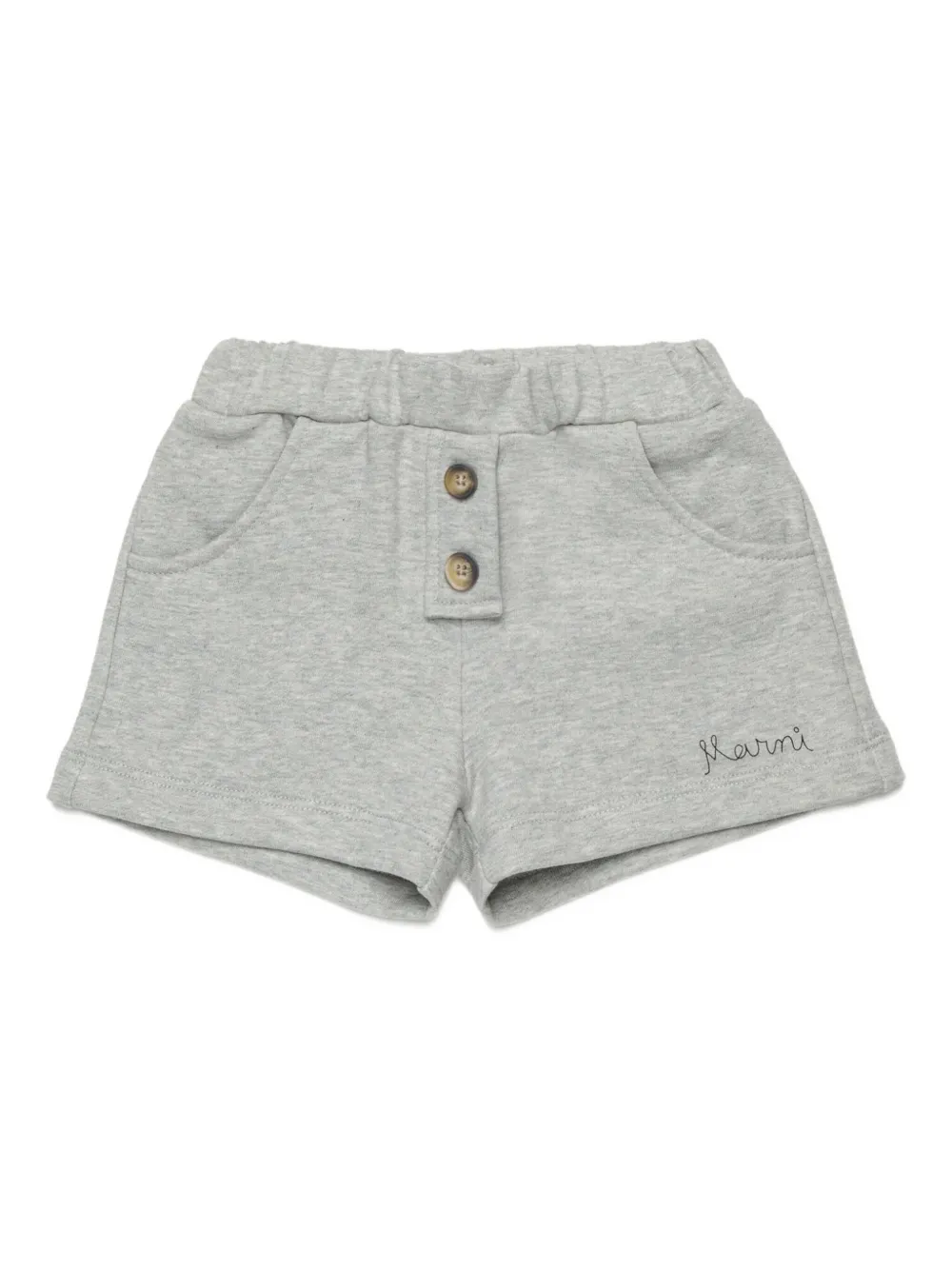Marni Kids Shorts con bottoni - Grigio
