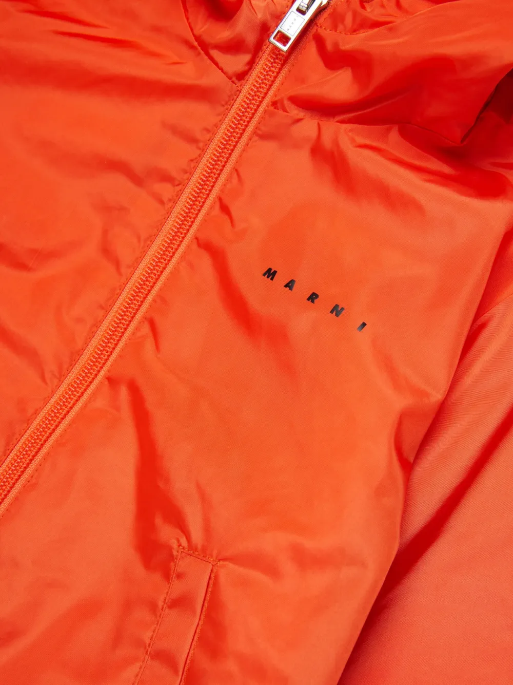Marni Kids Jack met capuchon en rits Oranje