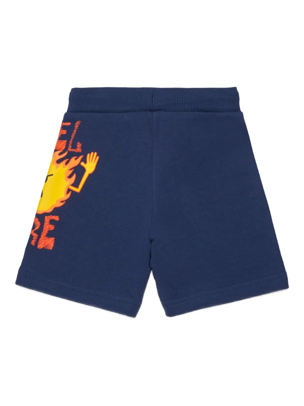Diesel Kids Pendb shorts met grafische print Blauw