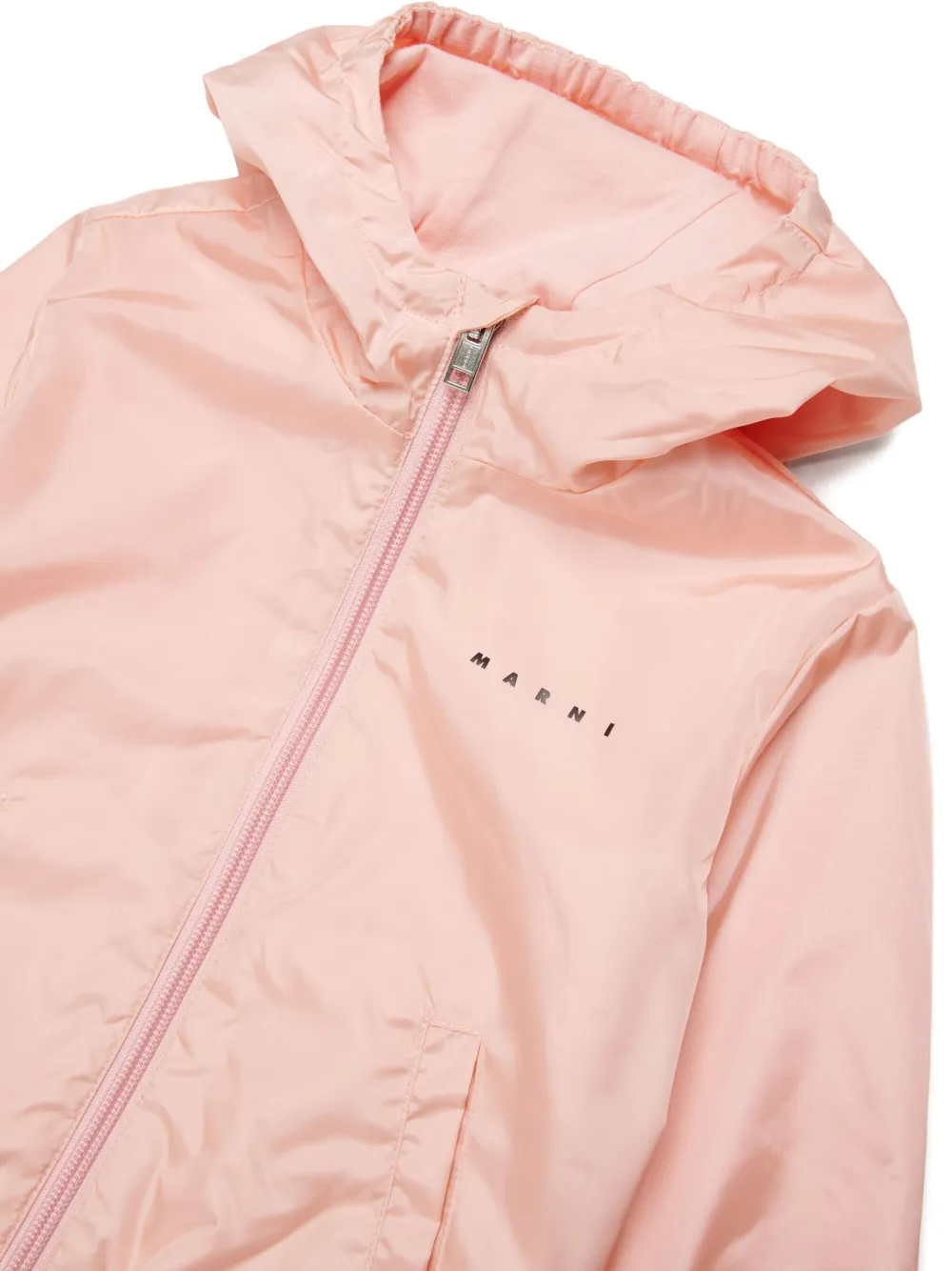 Marni Kids Jack met capuchon en rits Roze