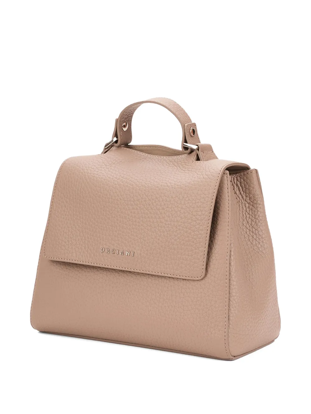 Orciani Sveva Flap Tote Bag In Neutral