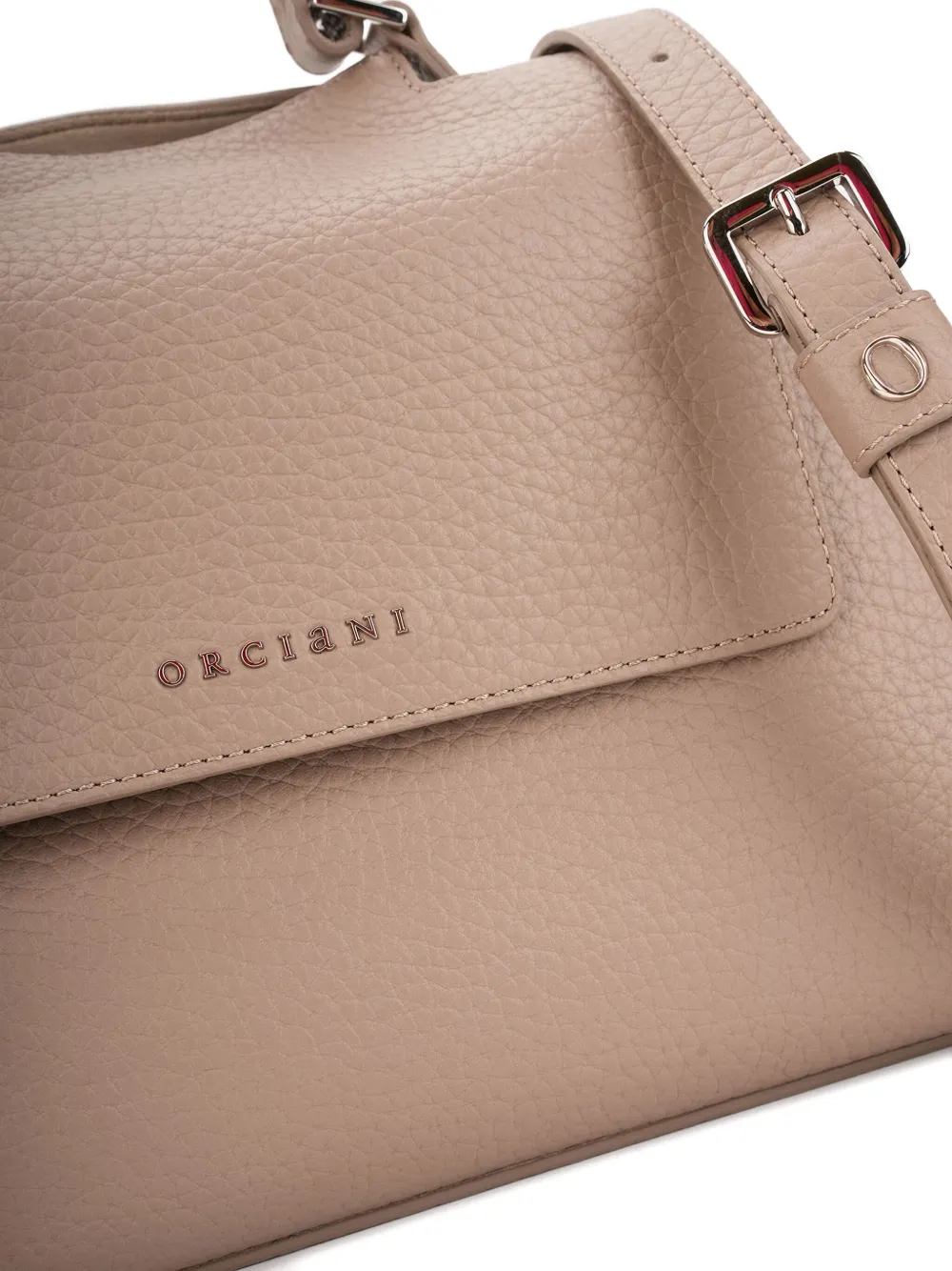 Orciani Sveva Flap Tote Bag In Neutral