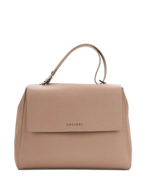 Orciani leather tote bag