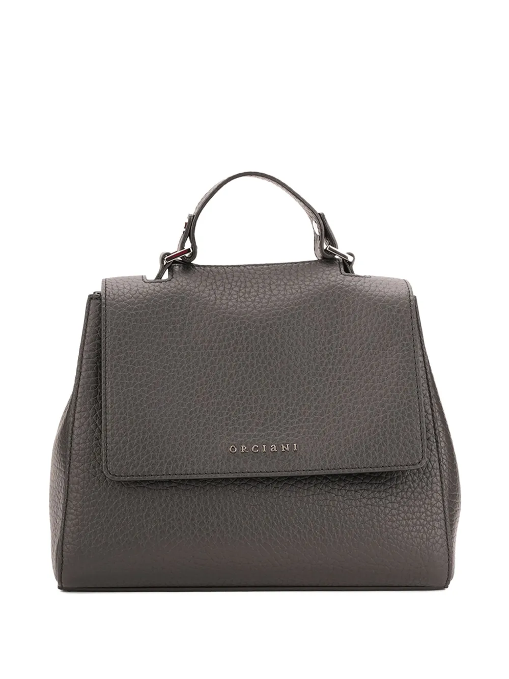 Orciani Sveva Flap Tote Bag In Gray