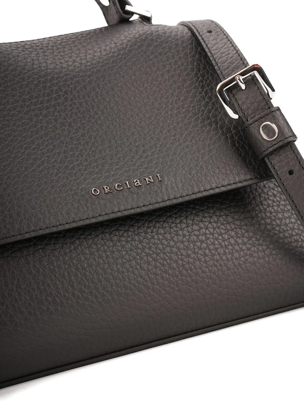Orciani Sveva Flap Tote Bag In Gray