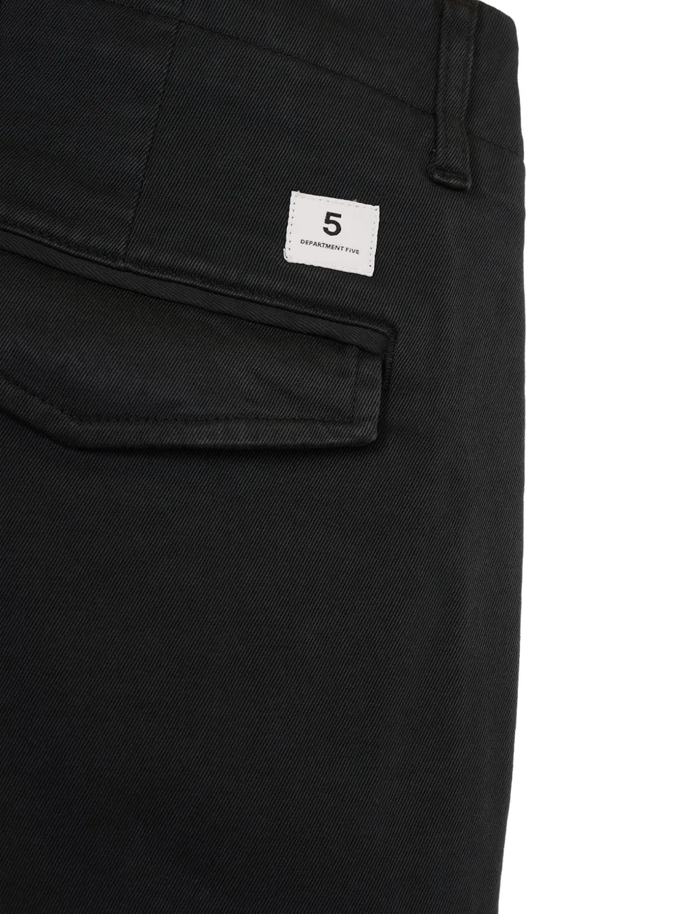 Department 5 Broek met logopatch Zwart