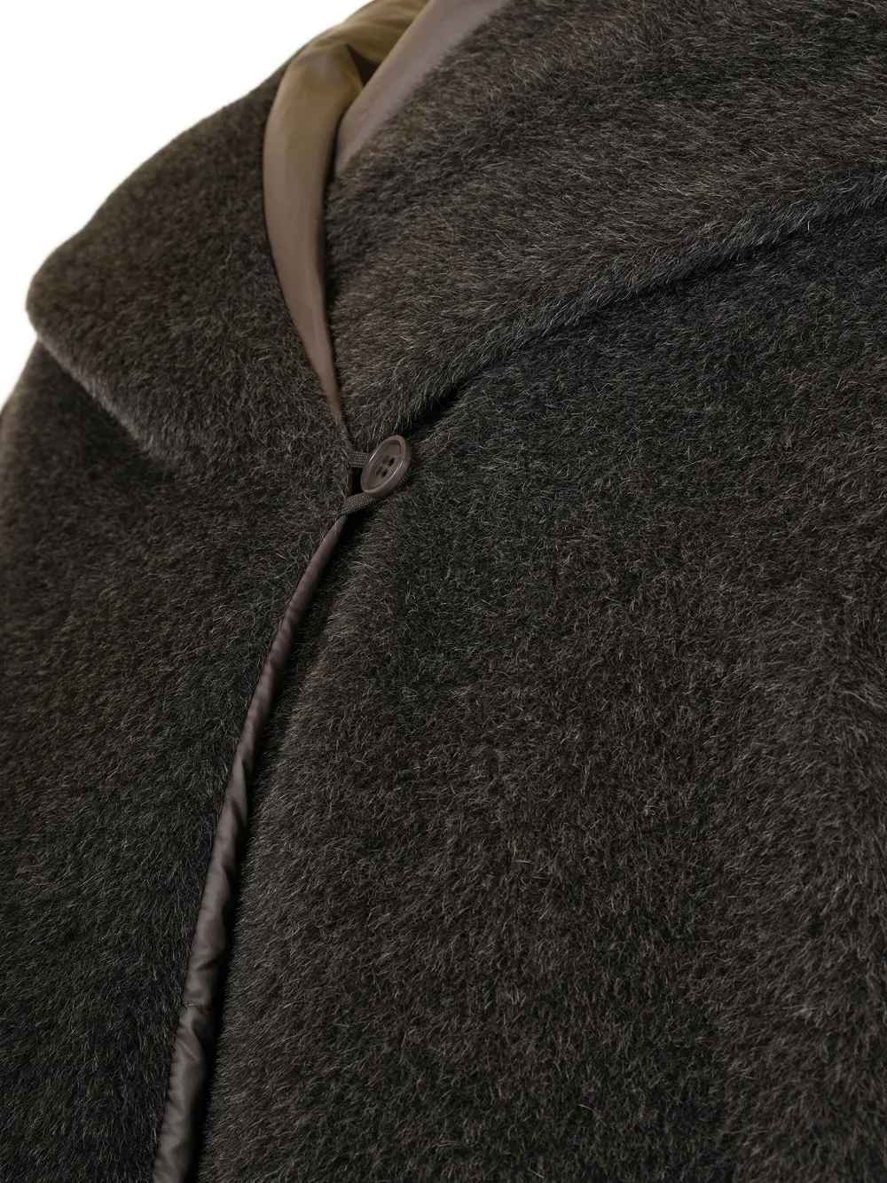 Max Mara Hooded Coat In Gray