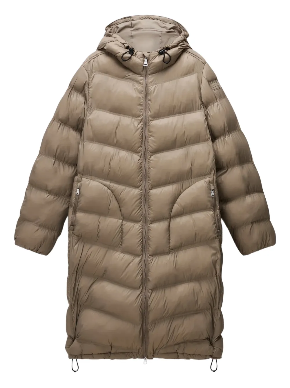 Napapijri hooded padded coat - Toni neutri