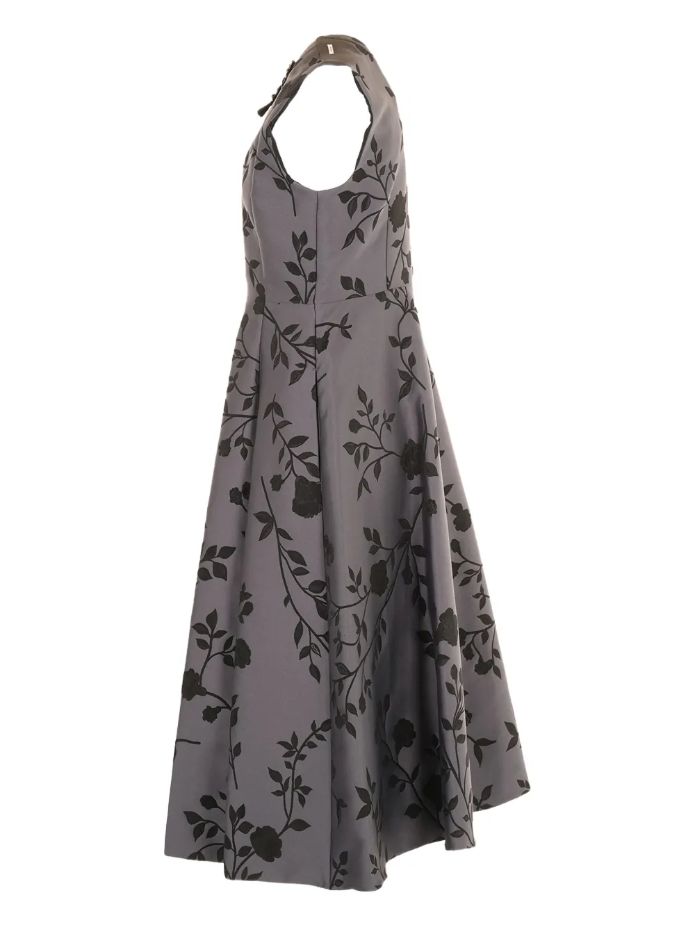 'S Max Mara floral midi dress - Grijs