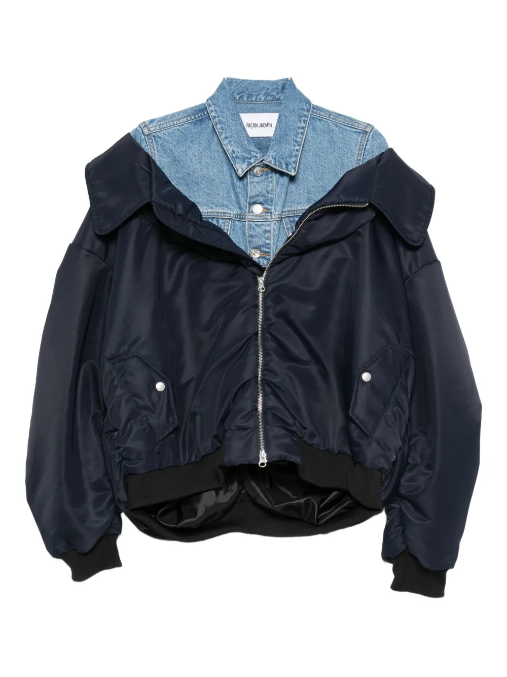 FAÇON JACMIN Mathilde zip-fastening jacket - Blu