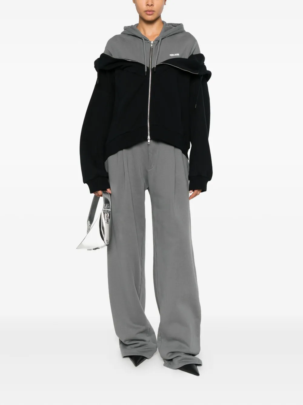 FAÇON JACMIN Paola broek met klepzak - Grijs