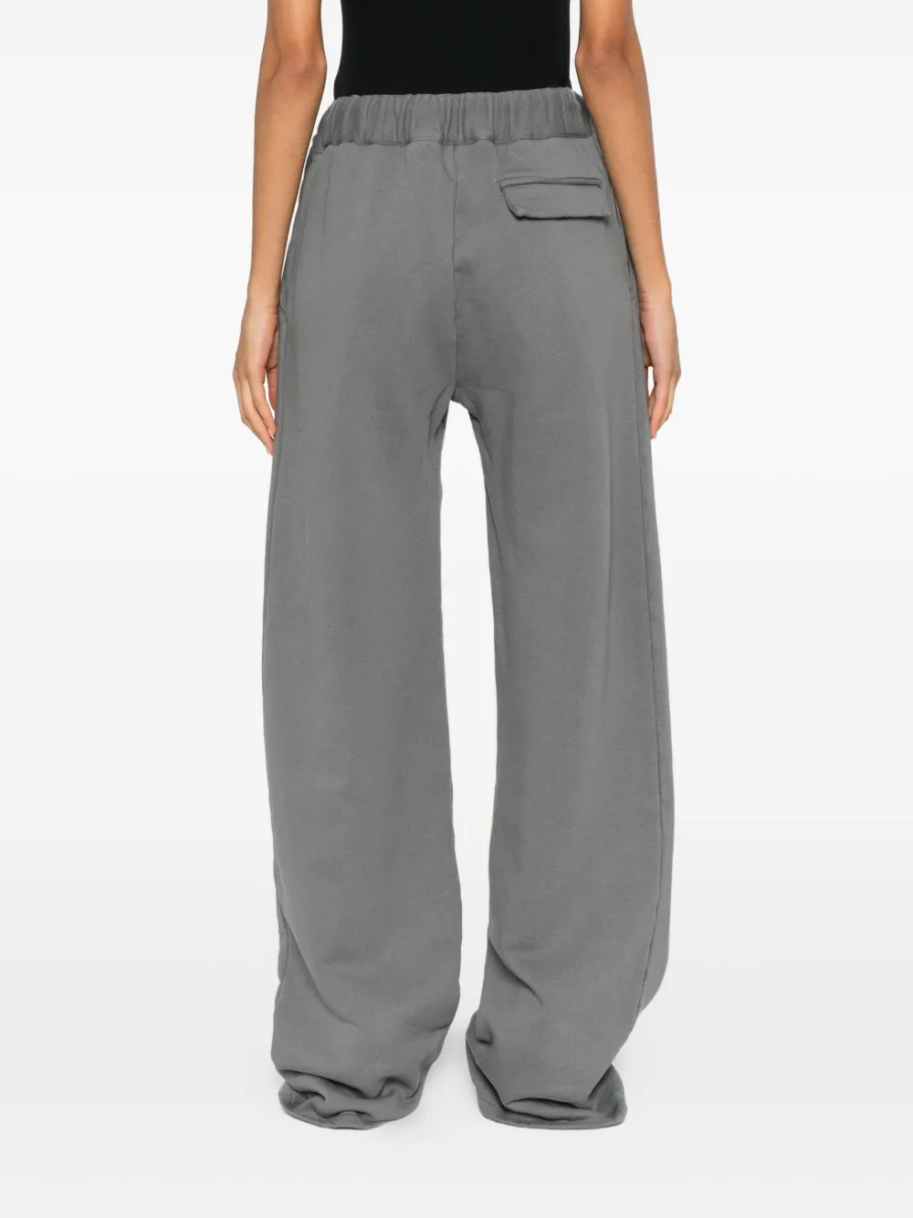 Facon Jacmin Paola Flap-pocket Trousers In Gray