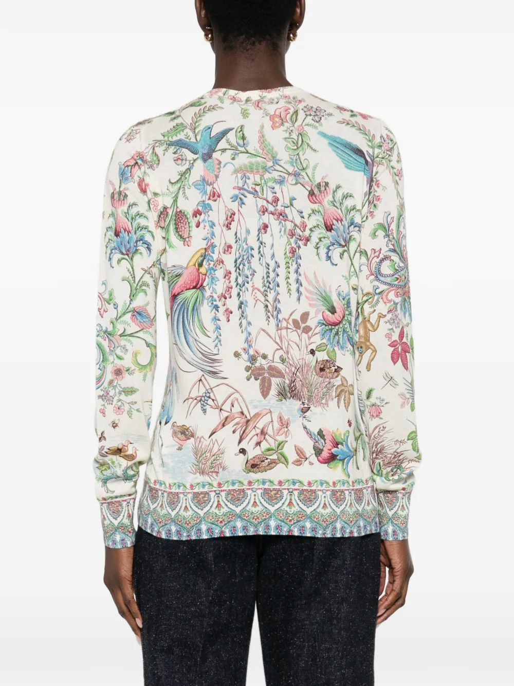 ETRO Vest met bloemenpatroon Beige