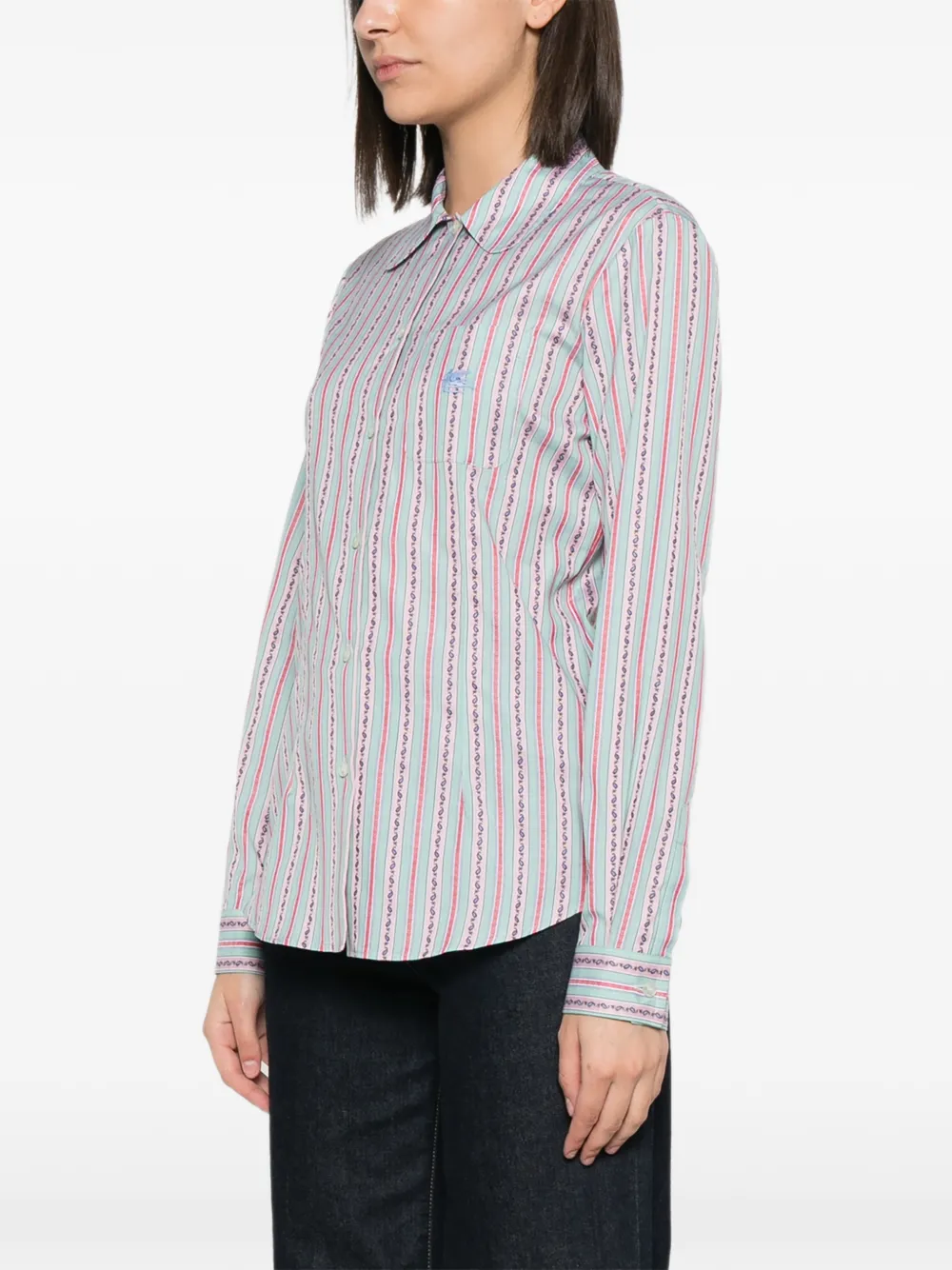 ETRO Gestreept shirt Groen