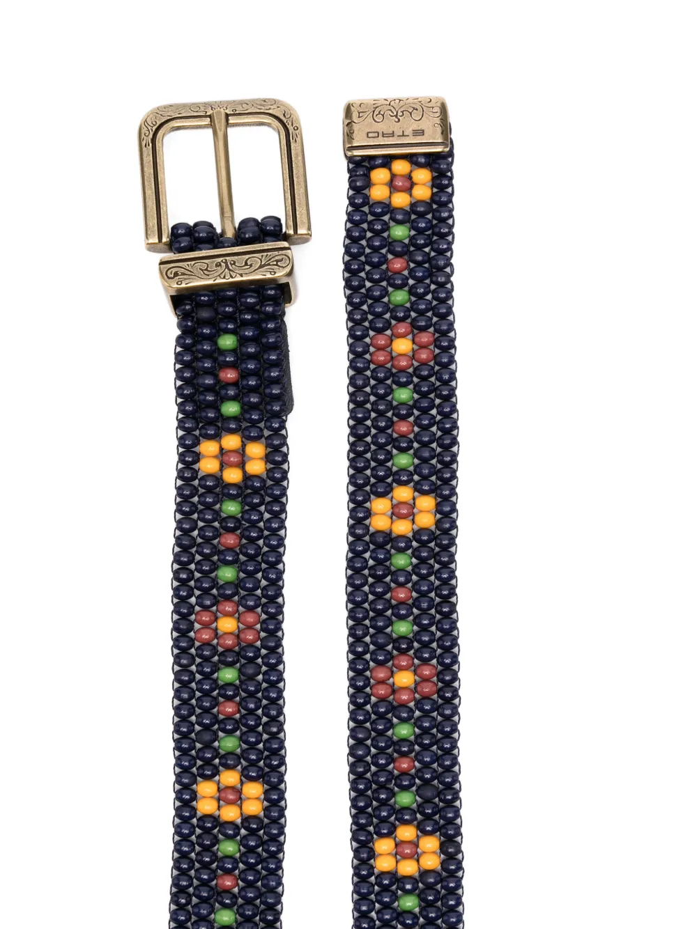 beaded buckle belt