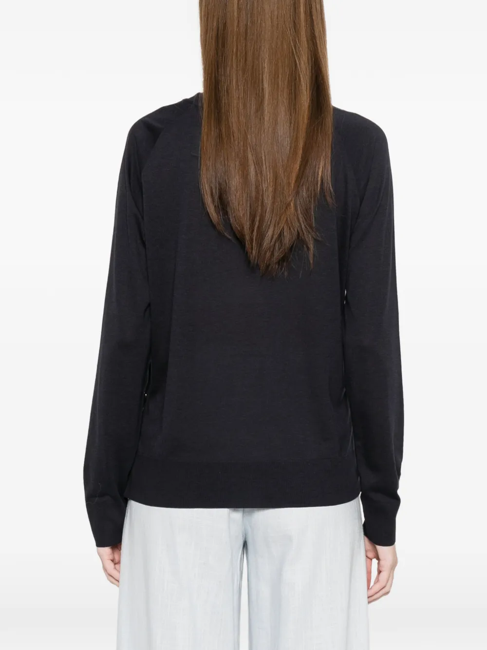 Herno T-shirt met ronde hals Blauw