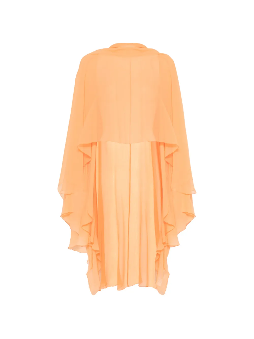 Ermanno Scervino ruffled cape - Orange