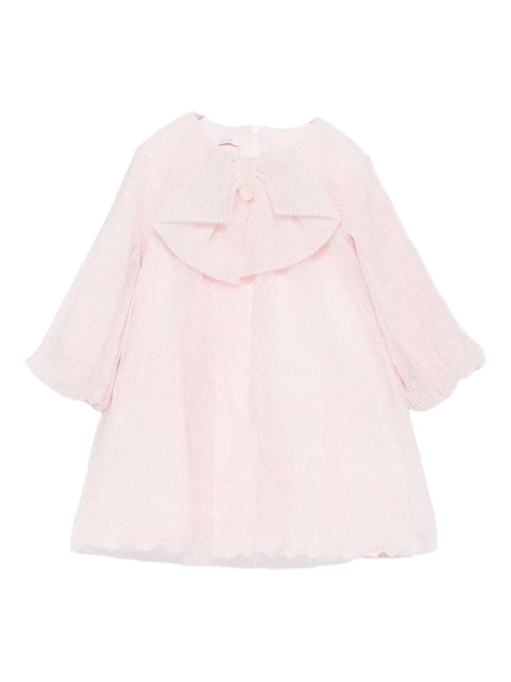 Le Bebé Enfant Bow-detail Dress In Pink