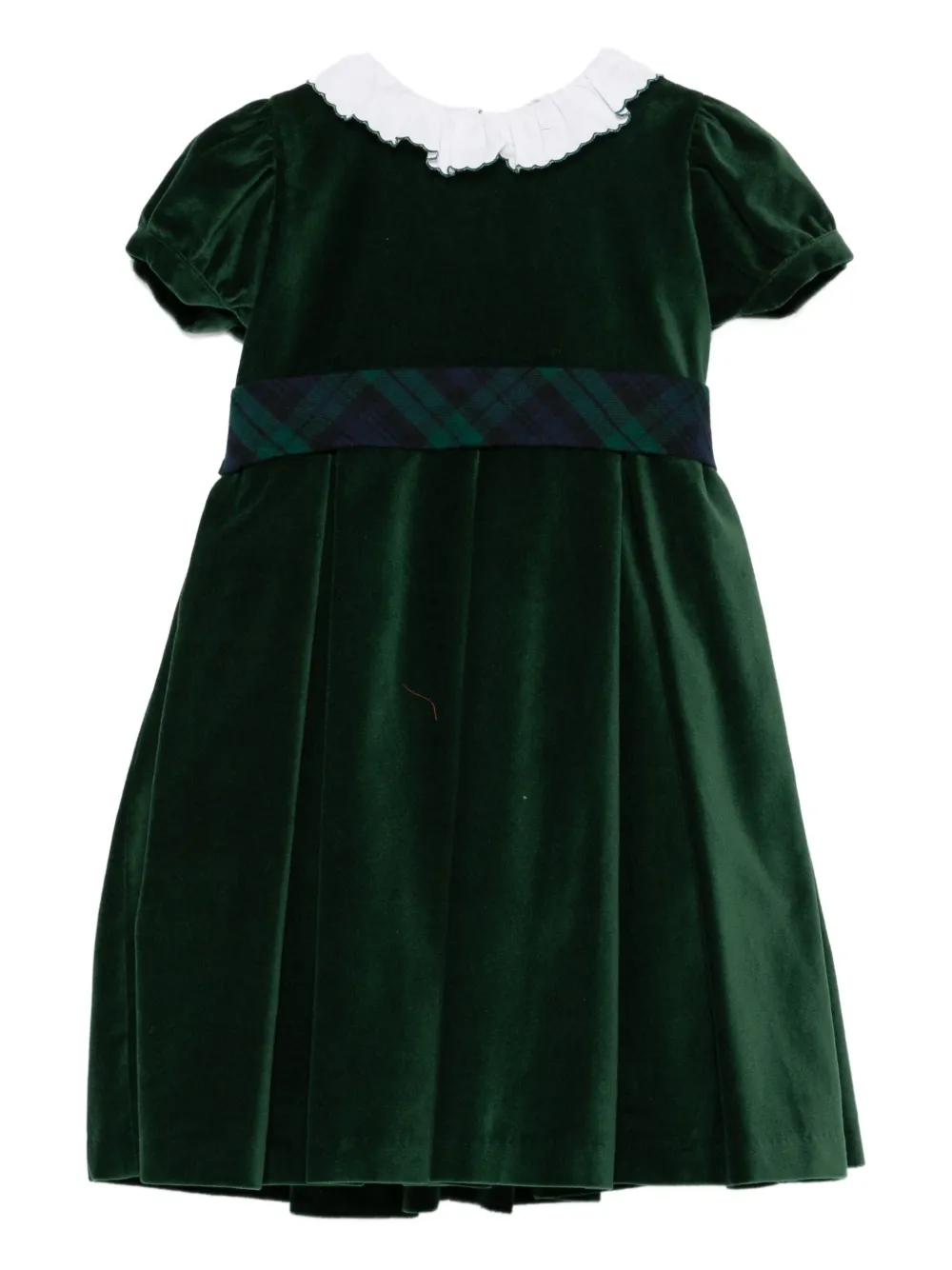Siola ruffled tartan dress | Green | Image 1