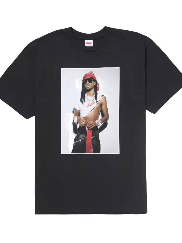 Supreme × Playboi Carti フォトプリントTシャツ Supreme Playboi Carti graphic-print T-shirt | Black | FARFETCH RO