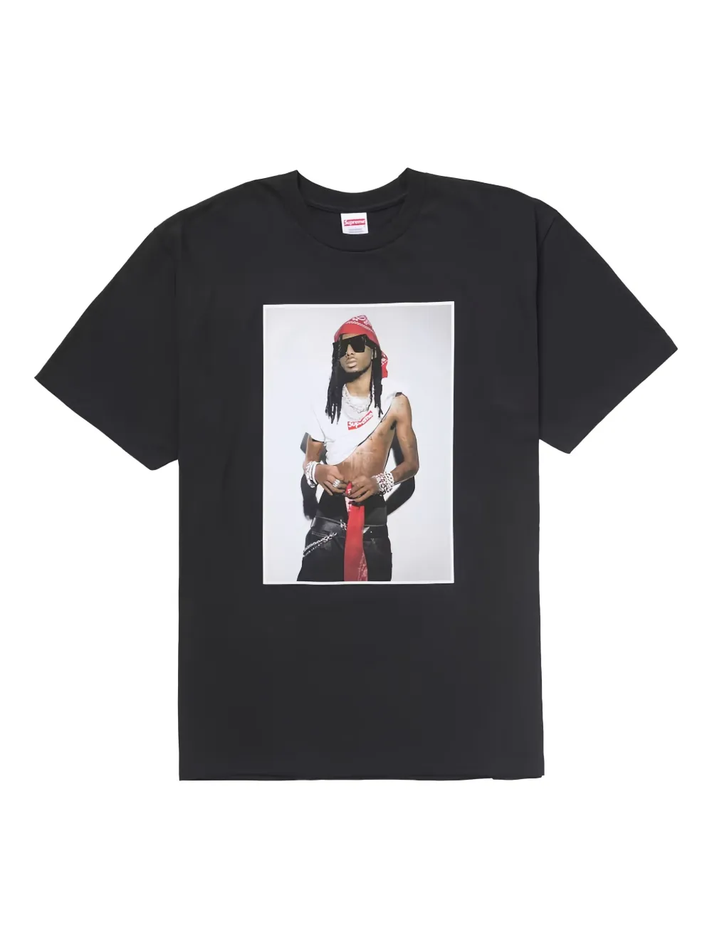 Supreme Playboi Carti Graphic-print T-shirt In Black