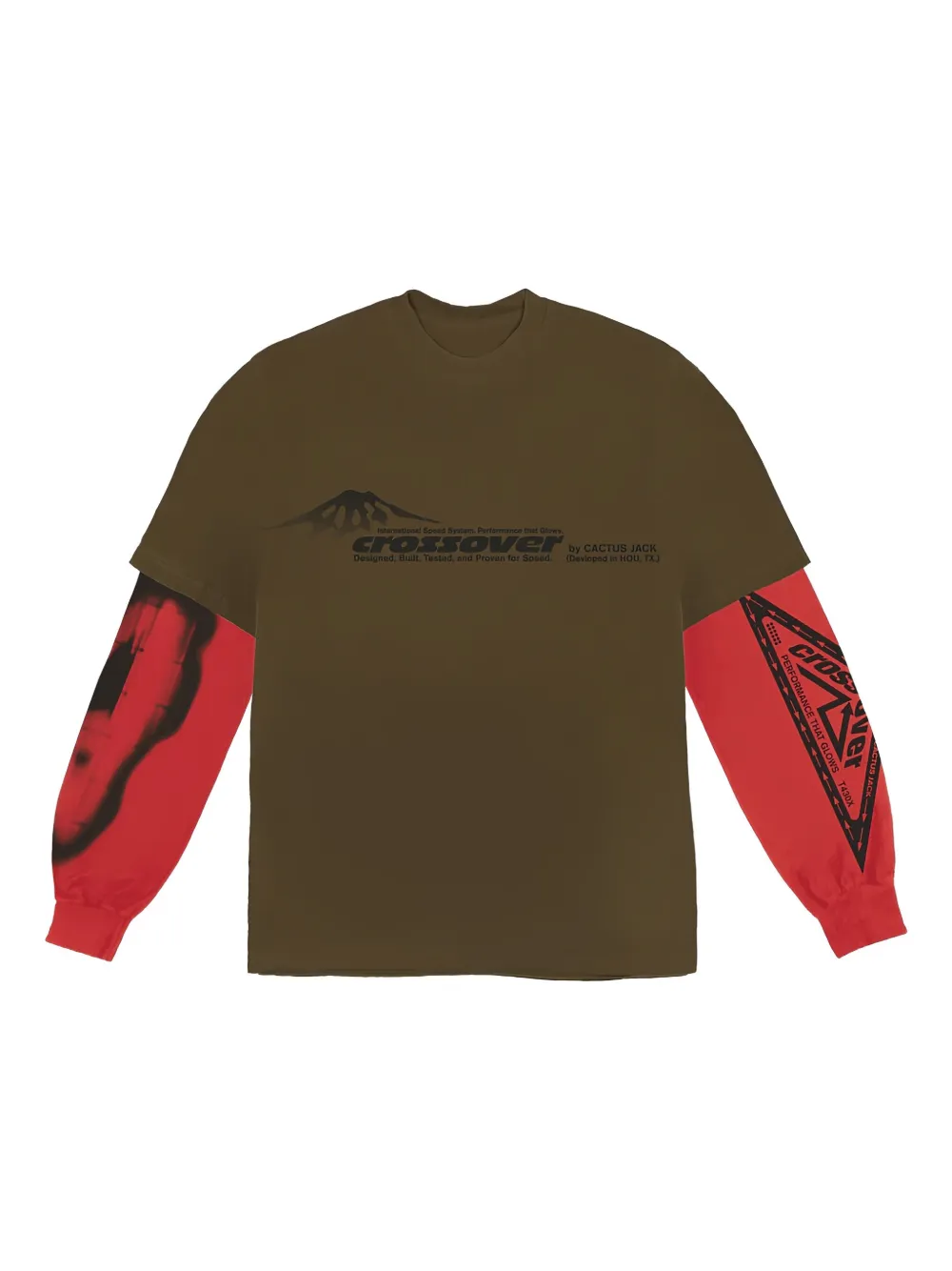 Travis Scott Cactus Jack Crossover long-sleeves T-shirt | Brown | Image 1