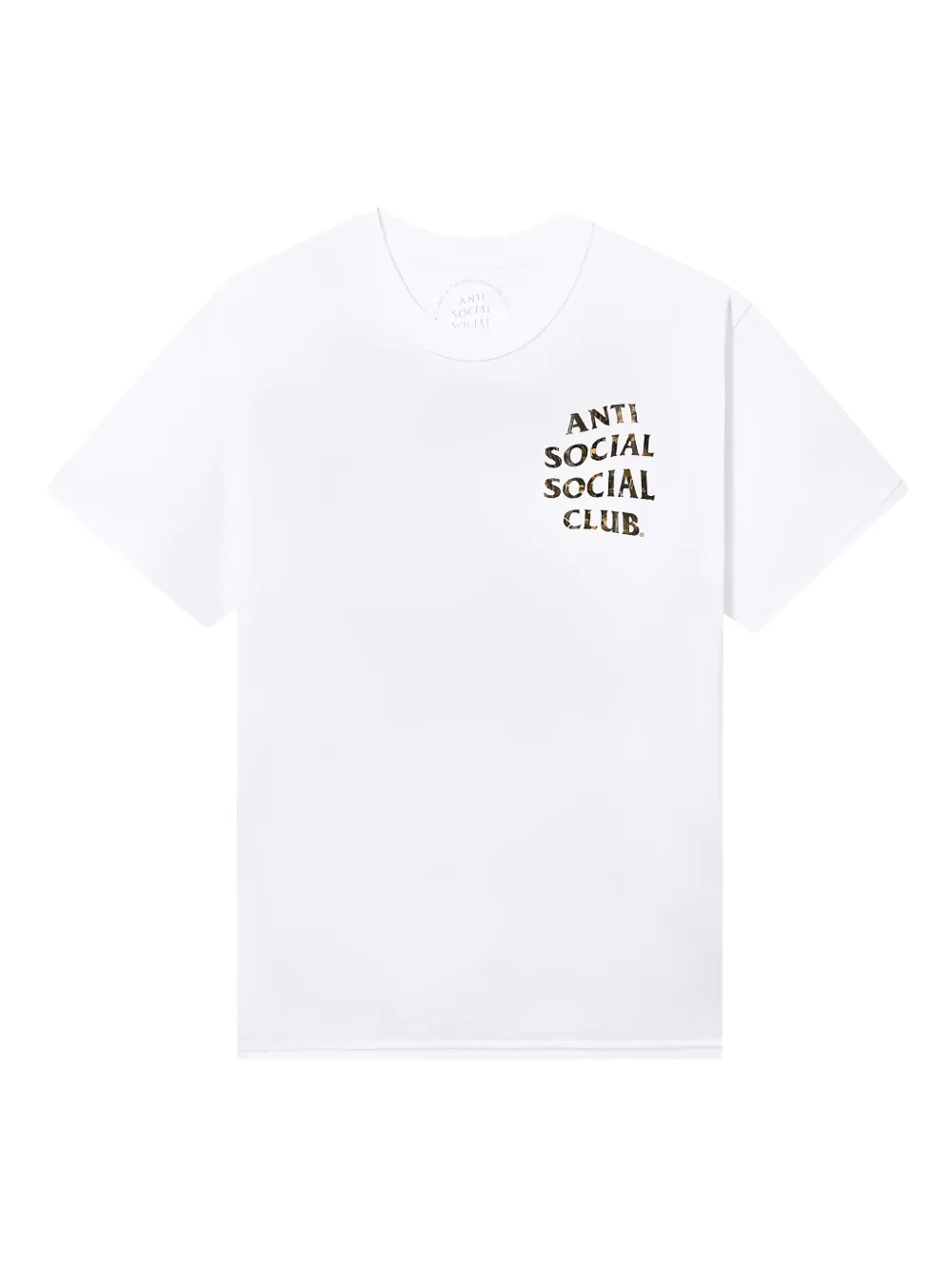 Anti Social Social Club Short-sleeve Crew-neck T-shirt In White