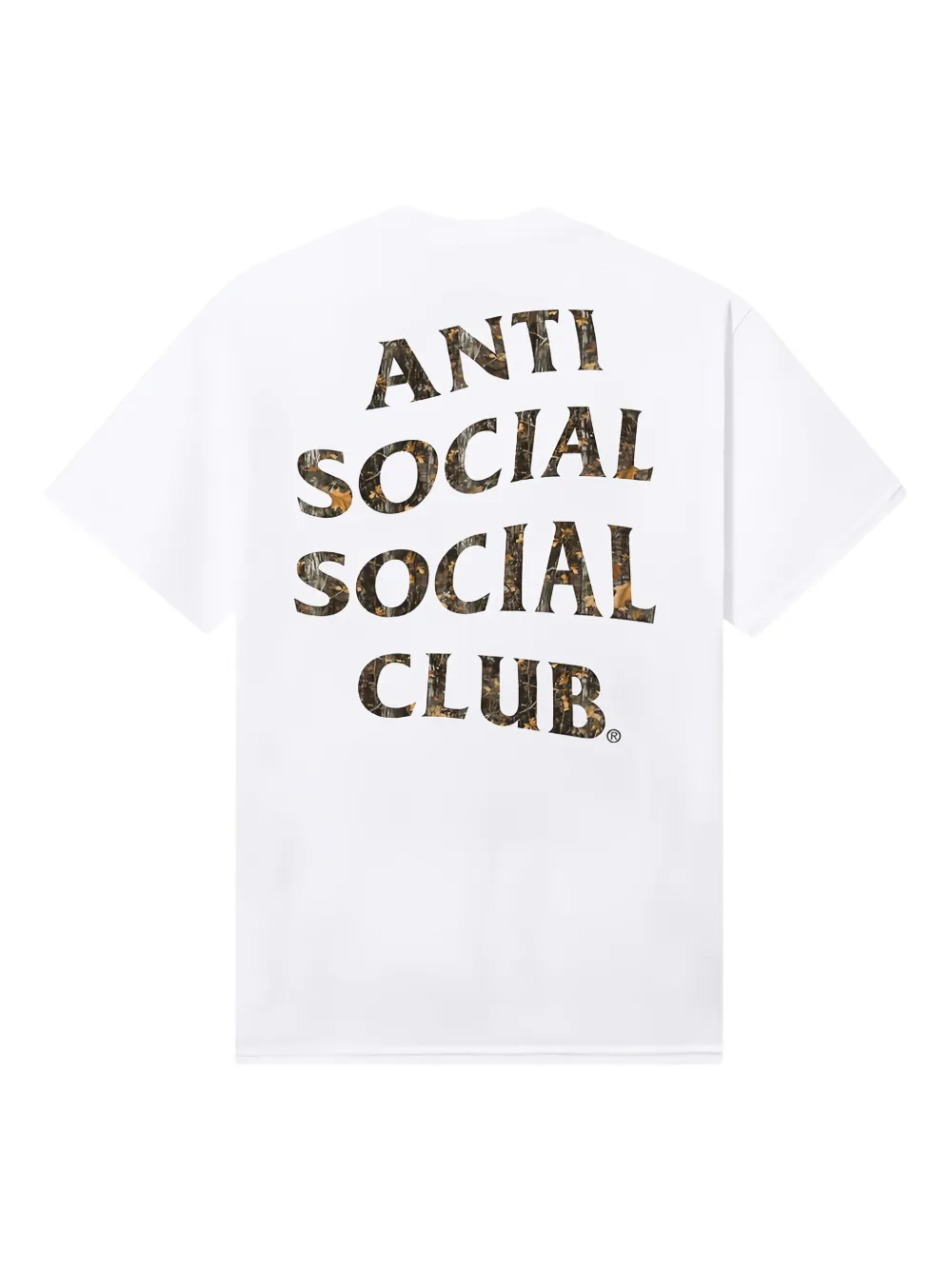 Anti Social Social Club Short-sleeve Crew-neck T-shirt In White