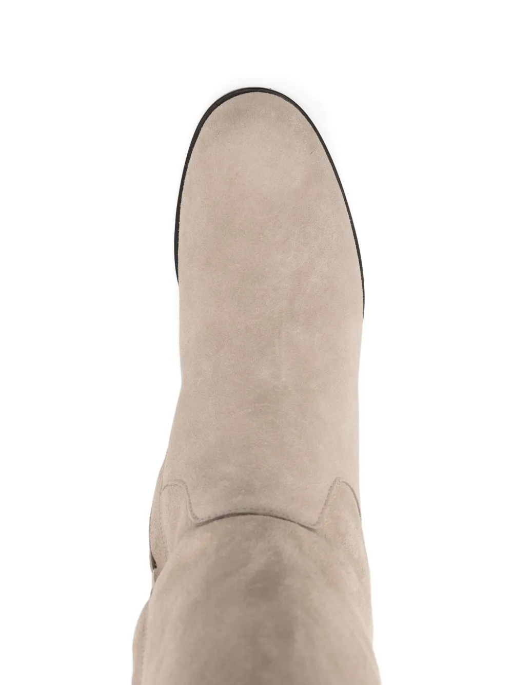 Doucal's calf suede 50mm boots Beige