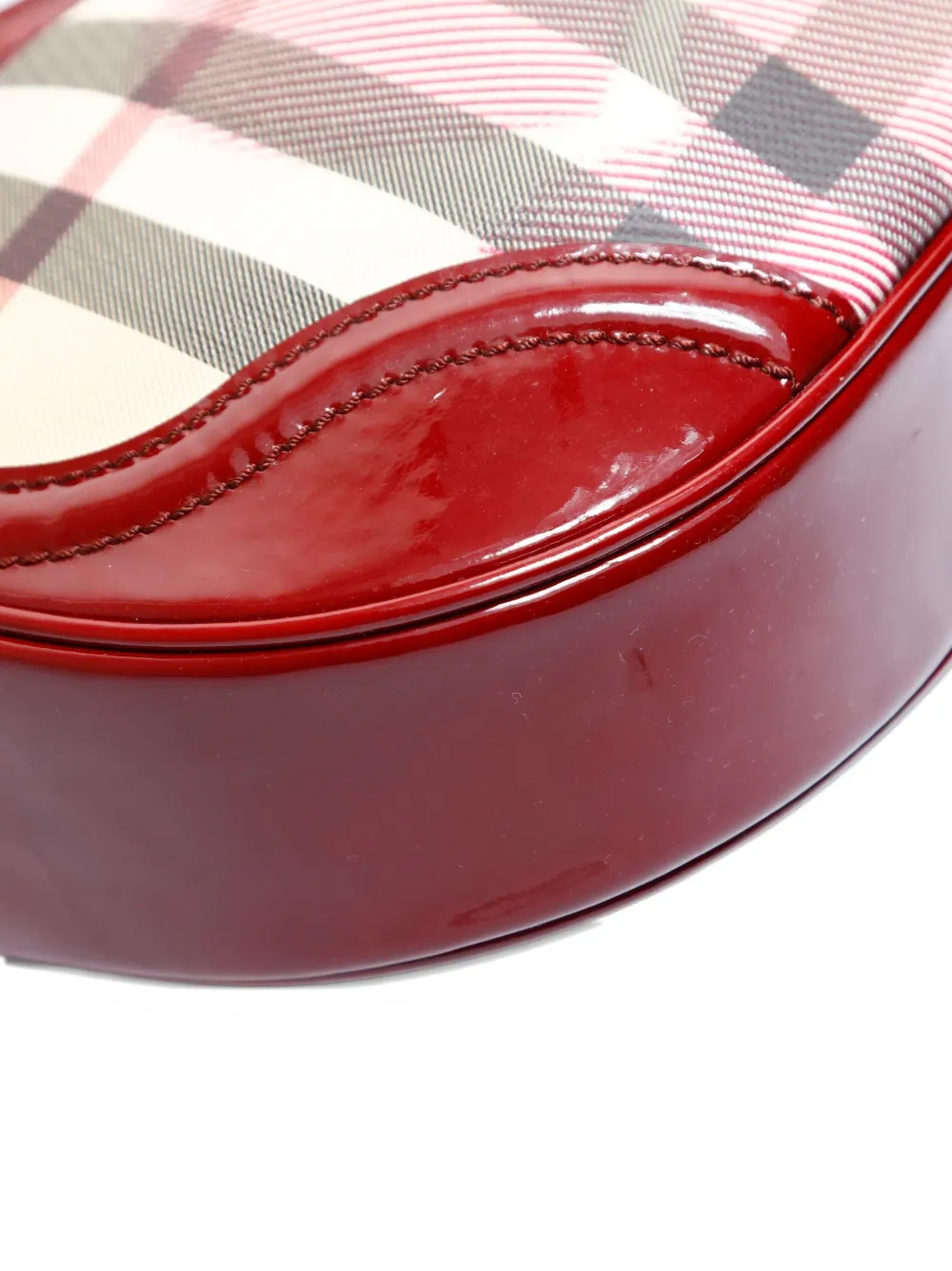 Burberry Pre-Owned 2000-2015 schoudertas met tartan ruit Beige