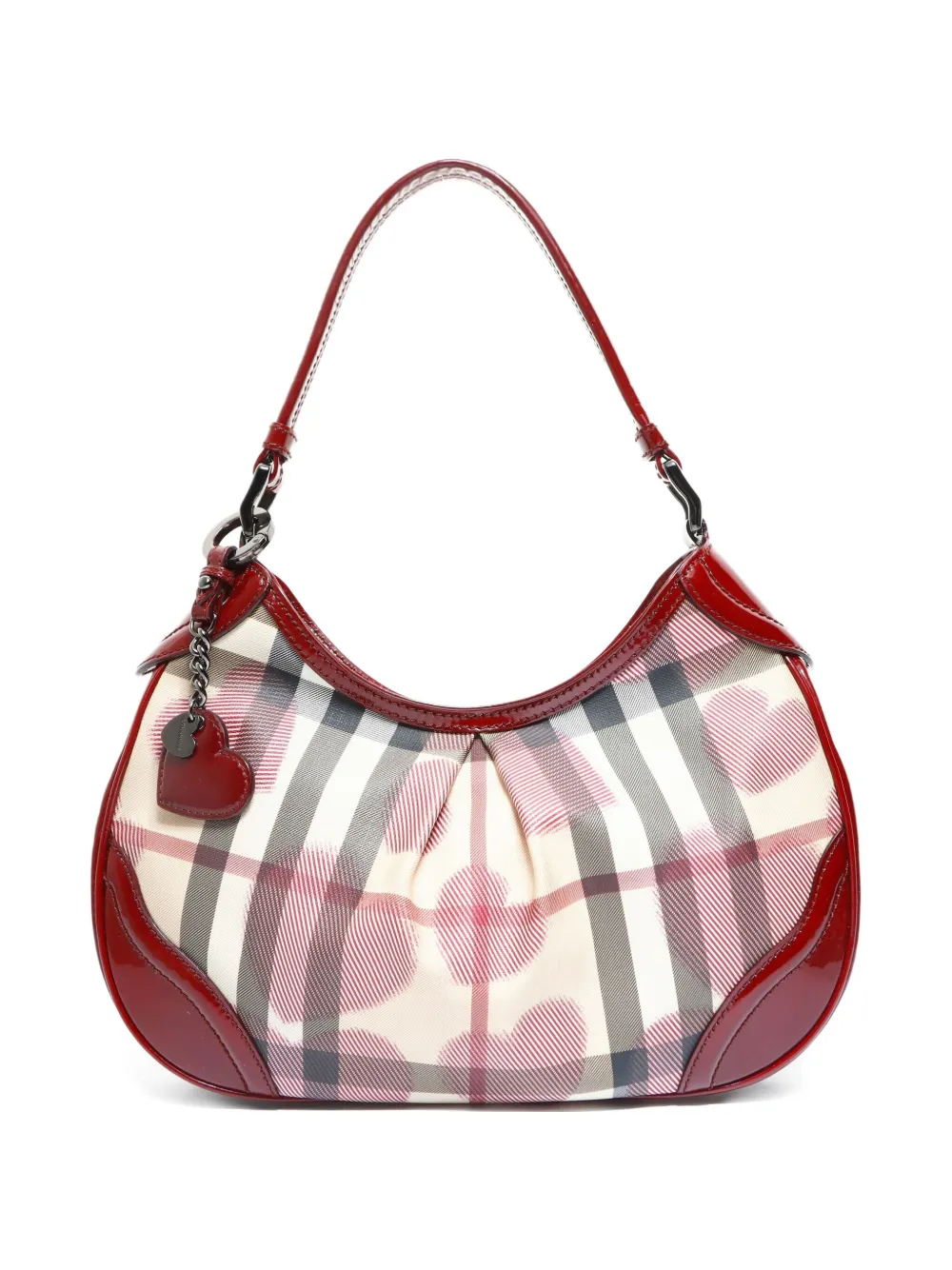 Burberry Pre-Owned 2000-2015 schoudertas met tartan ruit Beige