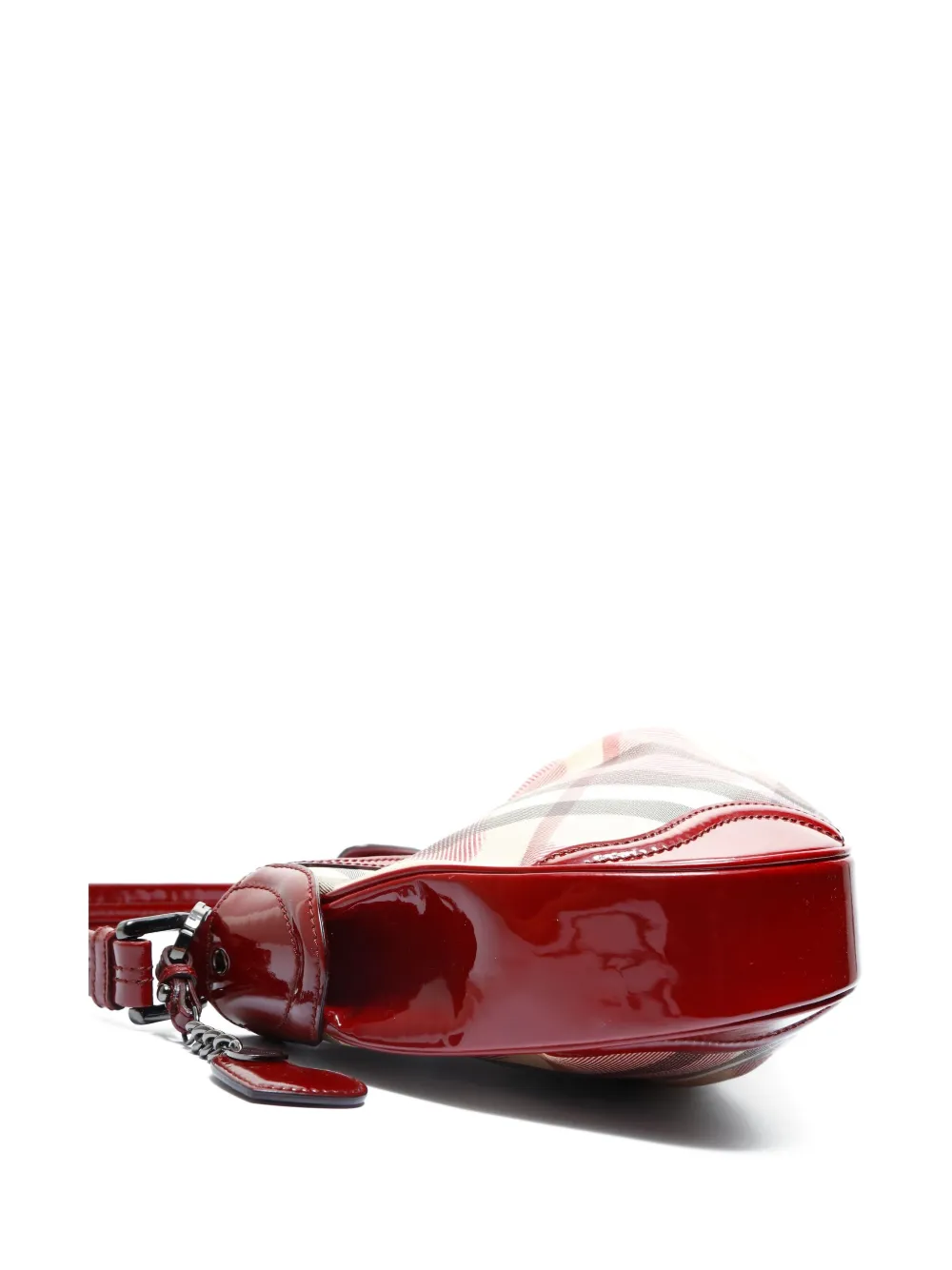 Burberry Pre-Owned 2000-2015 schoudertas met tartan ruit Beige