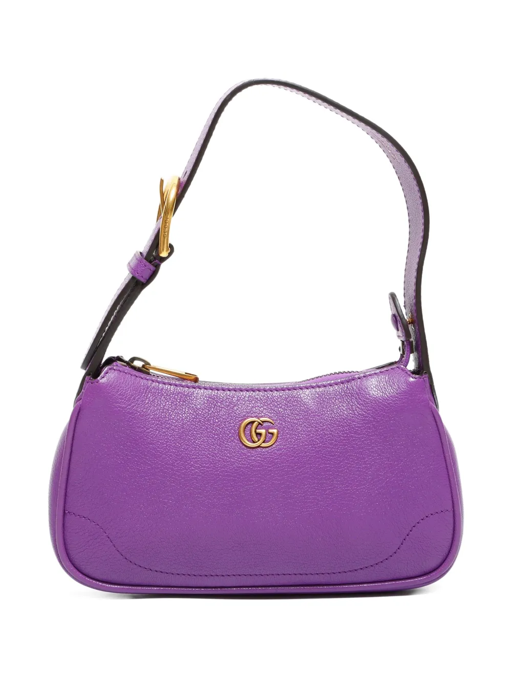 Gucci Pre-Owned 2016-2025 mini Aphrodite leather logo shoulder bag - Viola