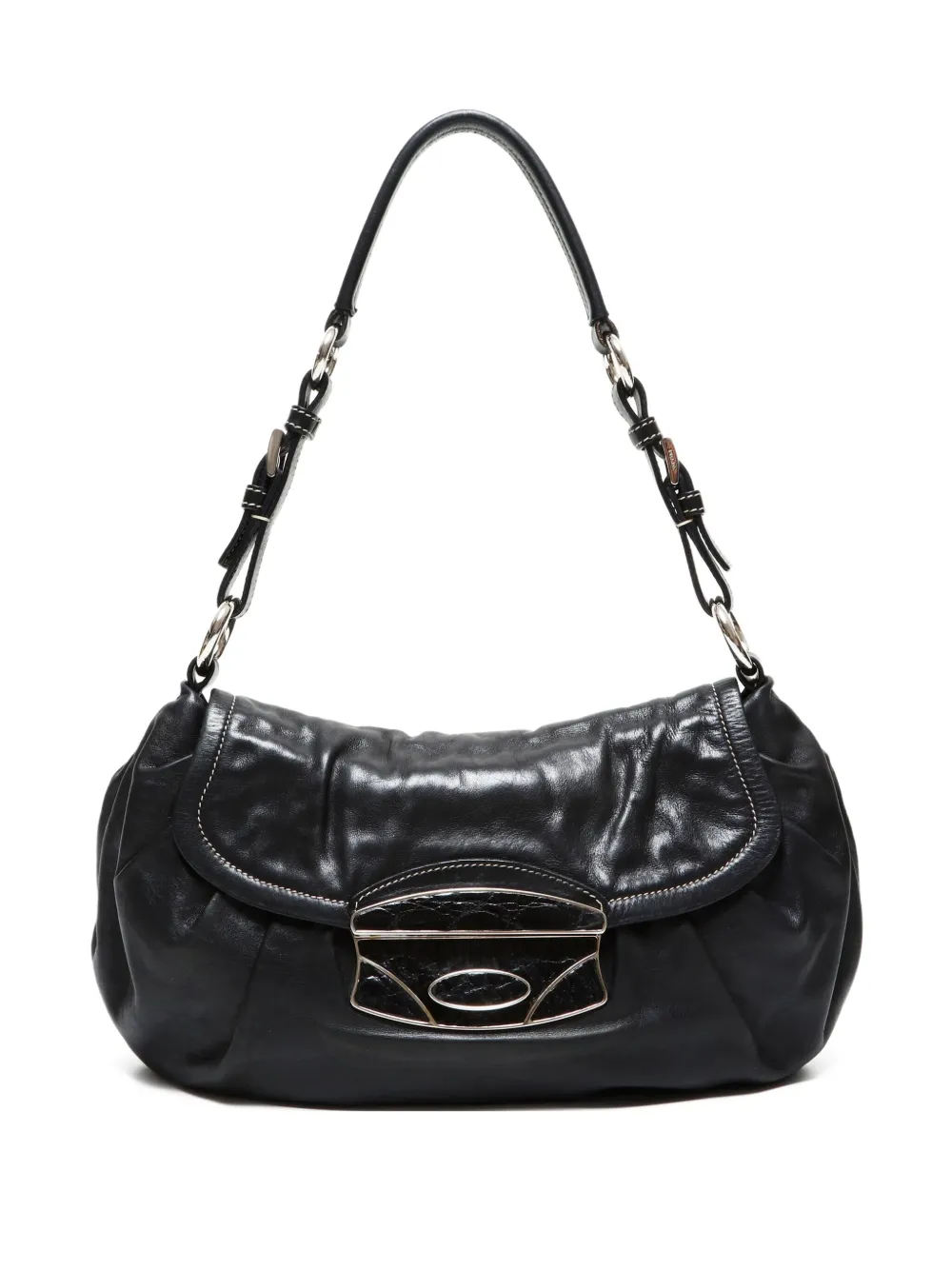 Prada Pre-Owned 2000-2020 Leather Shoulder Bag | Black | Image 1