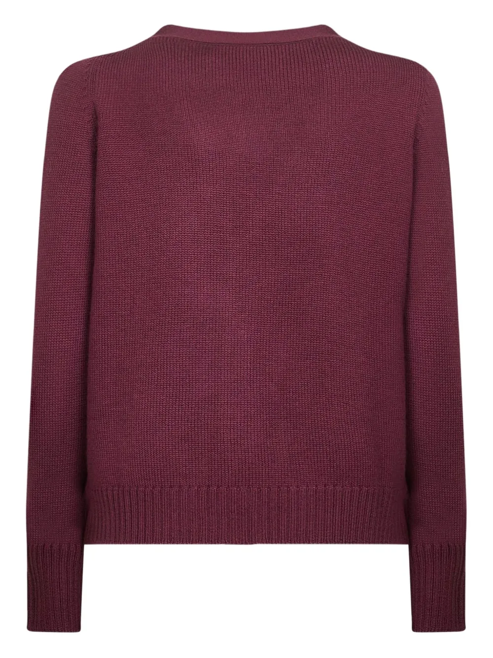 Blanca Vita Vest met V-hals en knoop Rood