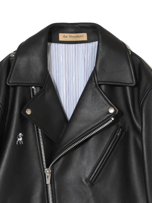 Undercover Leather Biker Jacket | Black | FARFETCH ZA