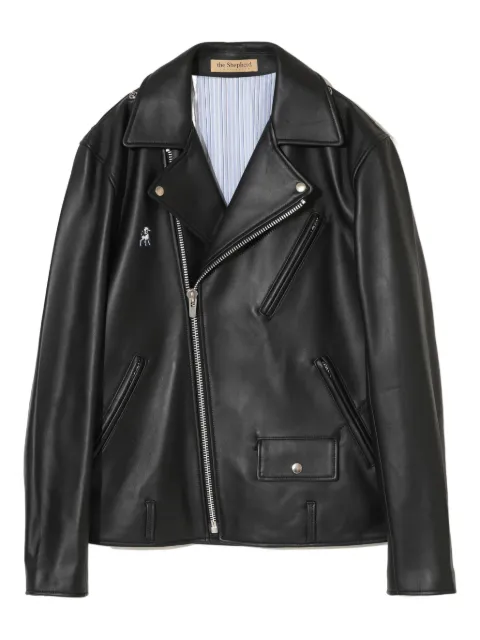 Undercover leather biker jacket