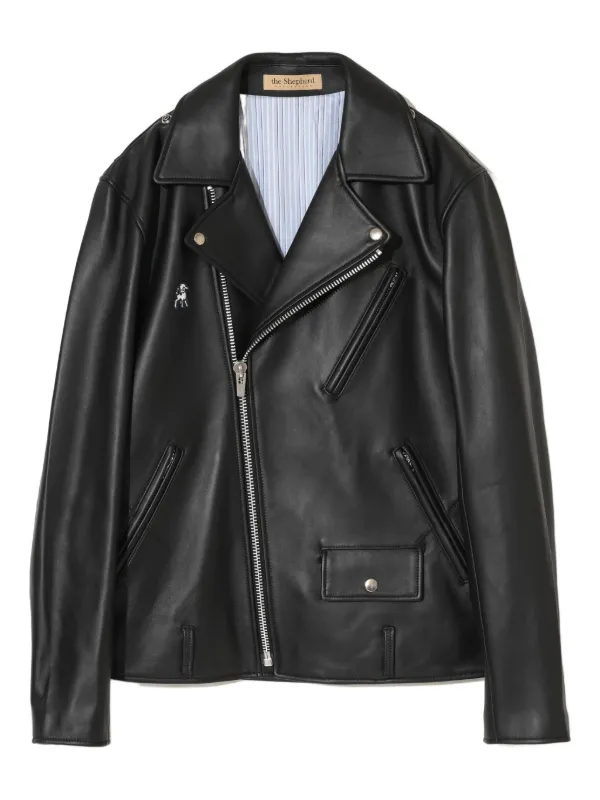 Undercover Leather Biker Jacket | Black | FARFETCH ZA
