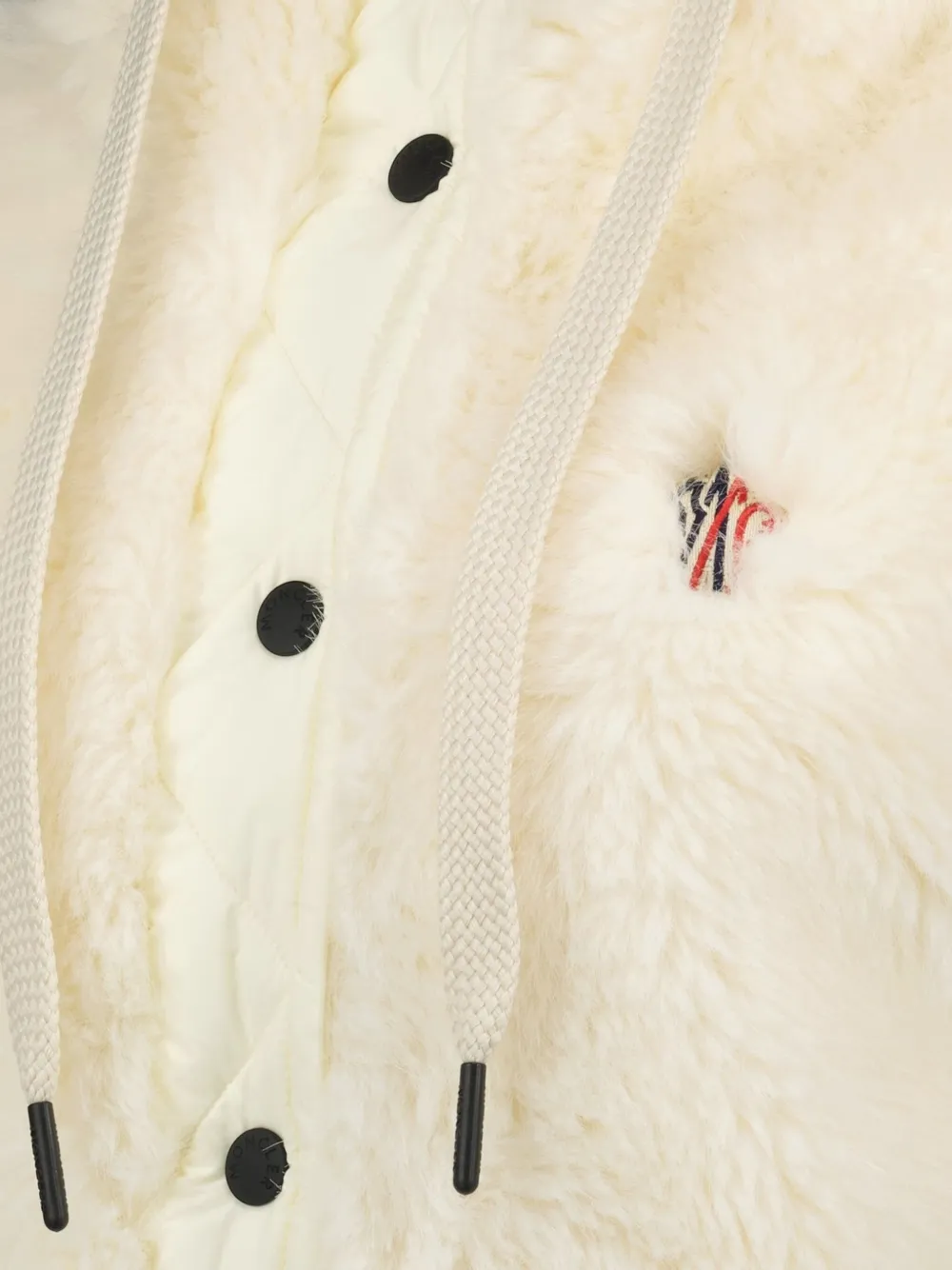 Moncler Grenoble Lammy bodywarmer Wit