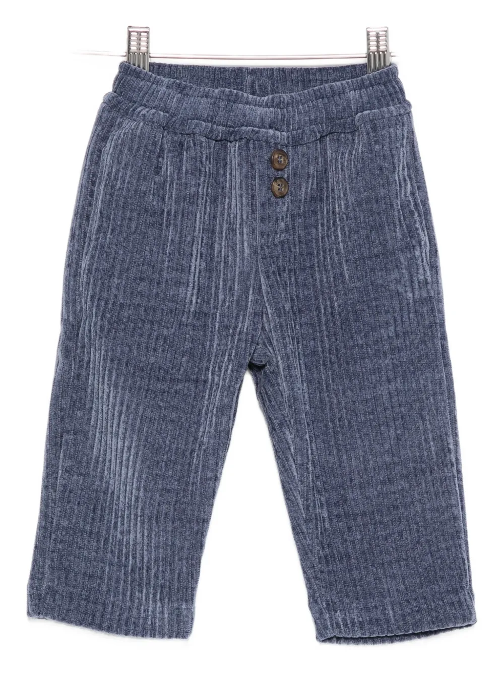 Miss Grant Button Corduroy Trousers In Blue