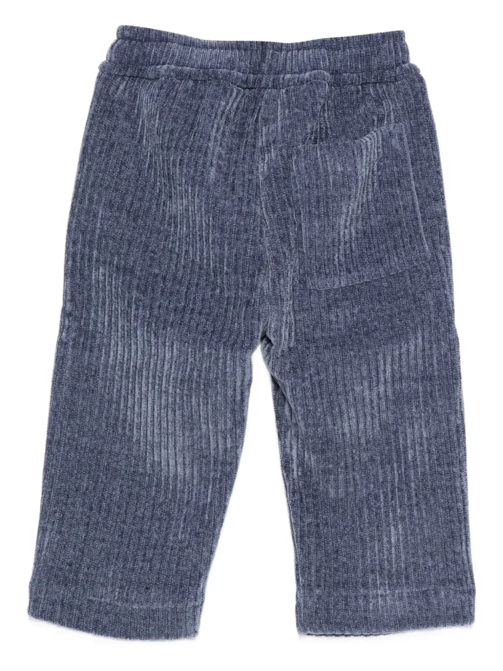 Miss Grant Kids Ribfluwelen broek met knoop Blauw