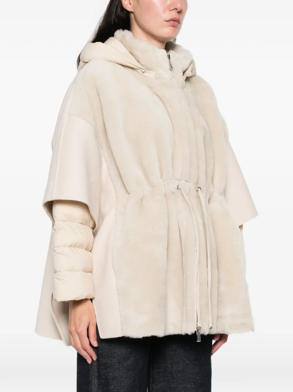 Moorer Raja jack met lange mouwen Beige