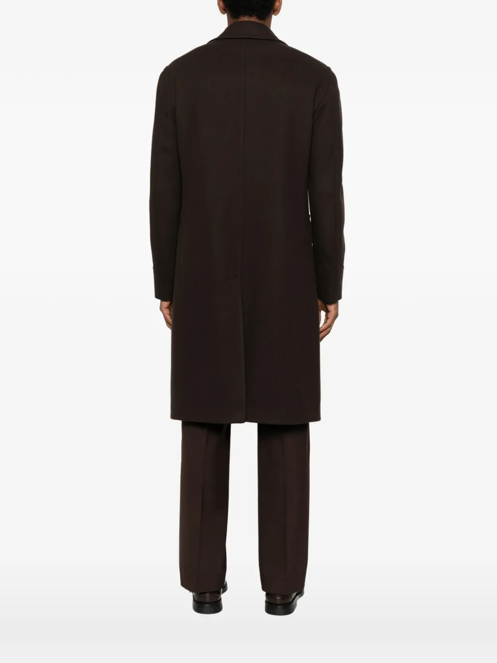 Tagliatore Sherry Double-breasted Coat In Burgundy