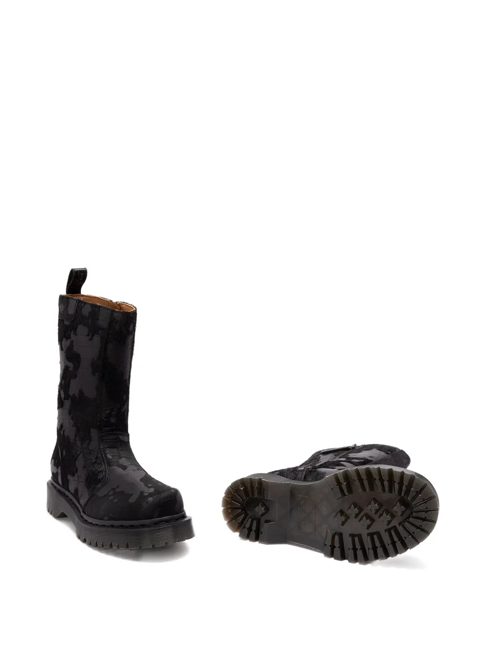 Dr. Martens Rejena emboss leather boot Zwart