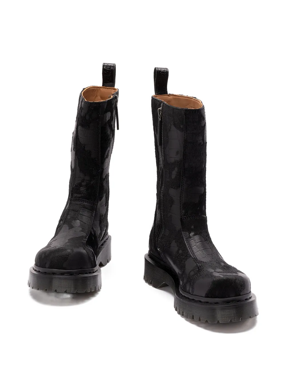 Dr. Martens Rejena emboss leather boot Zwart